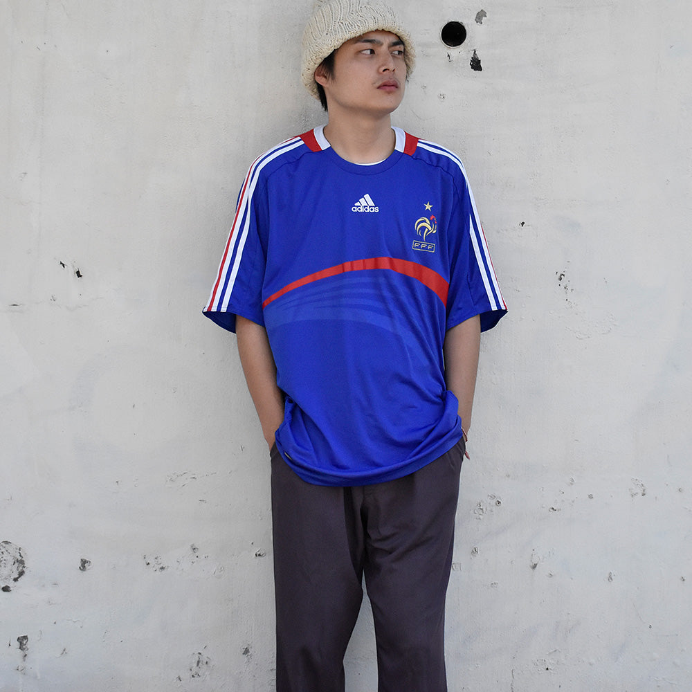 Y2K adidas “France“ フットボールシャツ 240904