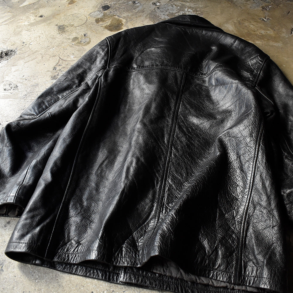 80's～ LEATHER LIMITED Thinsulate レザーカーコート 240118H – LABORATORY®