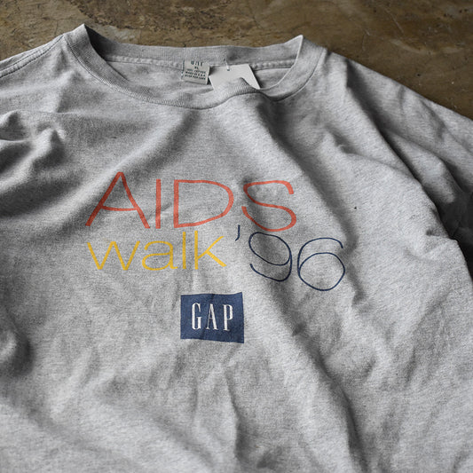 90's GAP “AIDS WALK'96“ チャリティー Tシャツ USA製 240812H