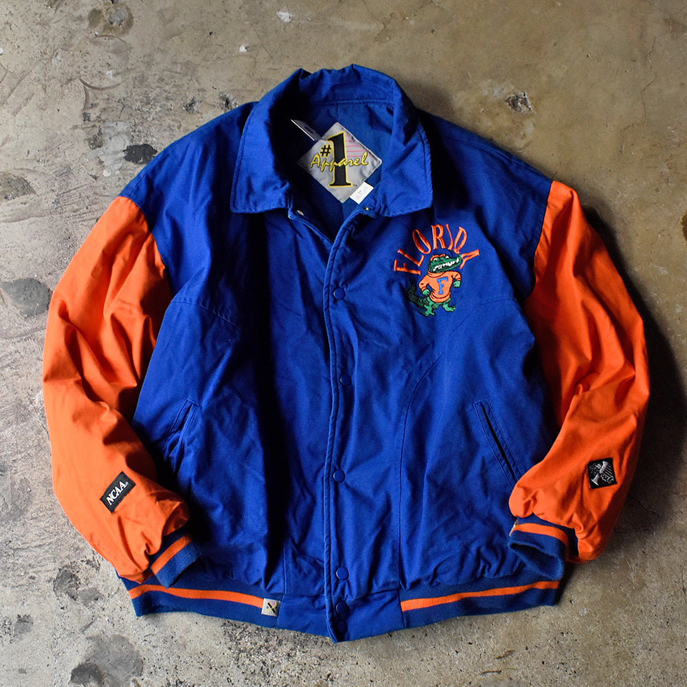 90's #1Apparel NCAA “University of Florida” コットンアワードジャケット 231218H