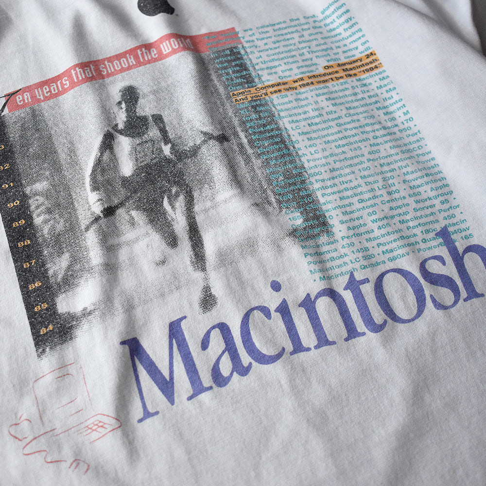 90's Apple “Macintosh” Tシャツ USA製 240429H