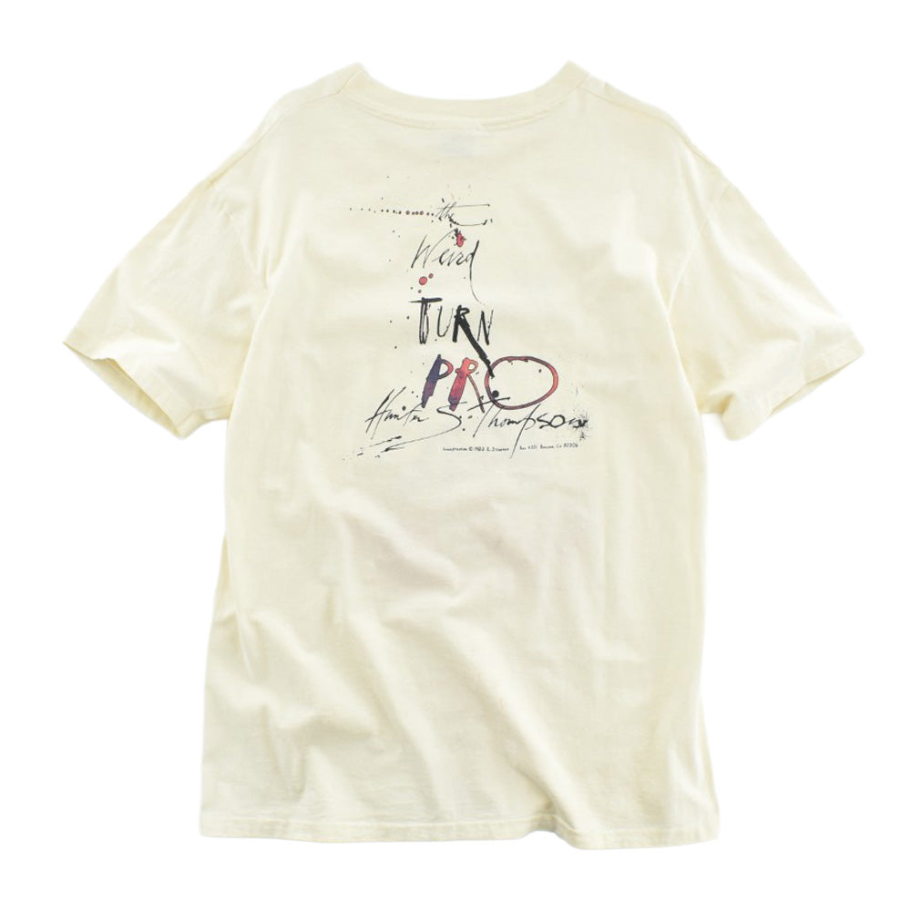 80's Hunter S. Thompson × Ralph Steadman "WHEN THE GOING GETS WEIRD" アートTシャツ 260821H