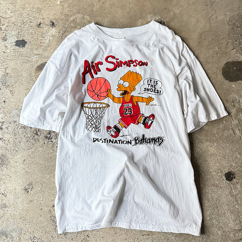 90's ブートレグ BART “Air Simpson” Tシャツ 240331H