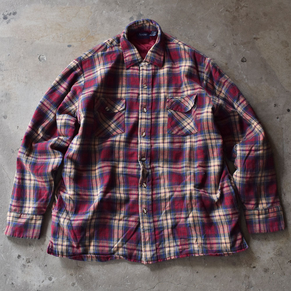 Arrow Sportwear キルティングネルシャツ 1990年〜 ヴィンテージ