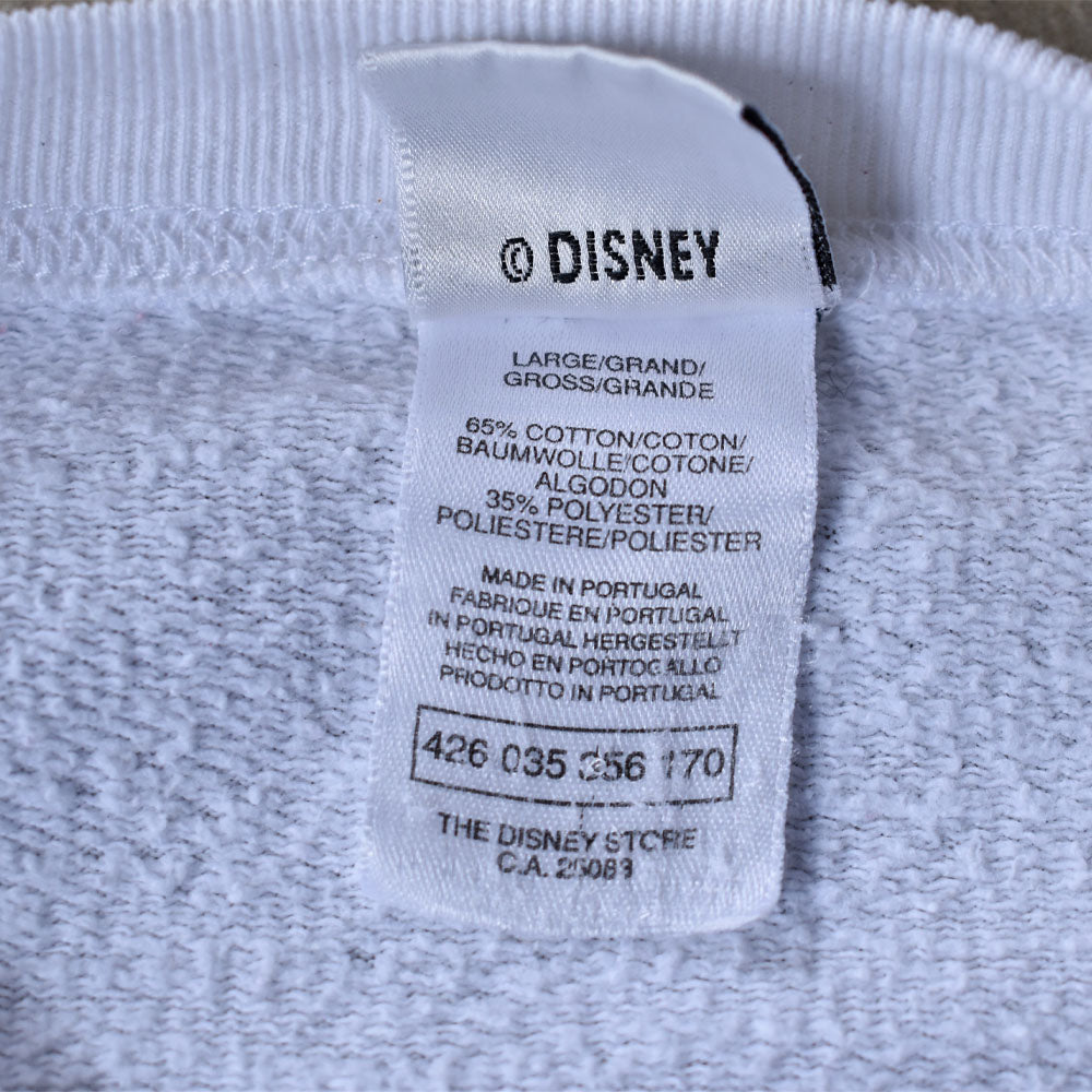 90’s Disney “Disney store LONDON” 刺繍 スウェット 231128