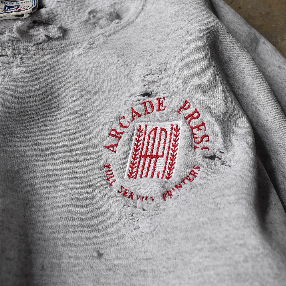 Y2K ボロ！ Lee “Arcade Press”刺繍 スウェット 240301H