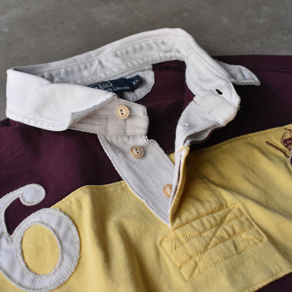 90's Polo Ralph Lauren ラグビージャージ ラグビーシャツ 240503