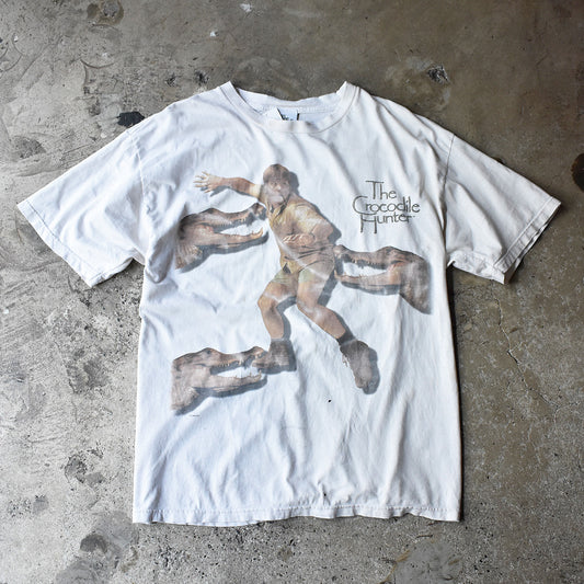 Y2K Steve Irwin “The Crocodile Hunter” 海外TV Tシャツ 250827H