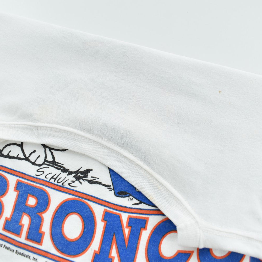 80's PEANUTS "DENVER BRONCOS" スヌーピーTシャツ 260501H
