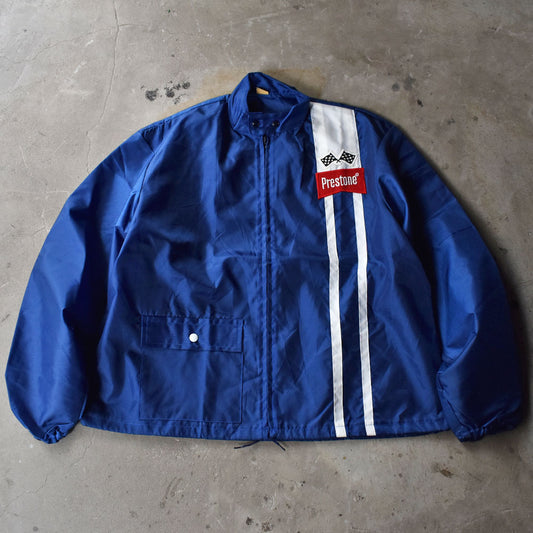 70’s デッドストック! Prestone ワッペン付き レーシング ナイロンジャケット 231110