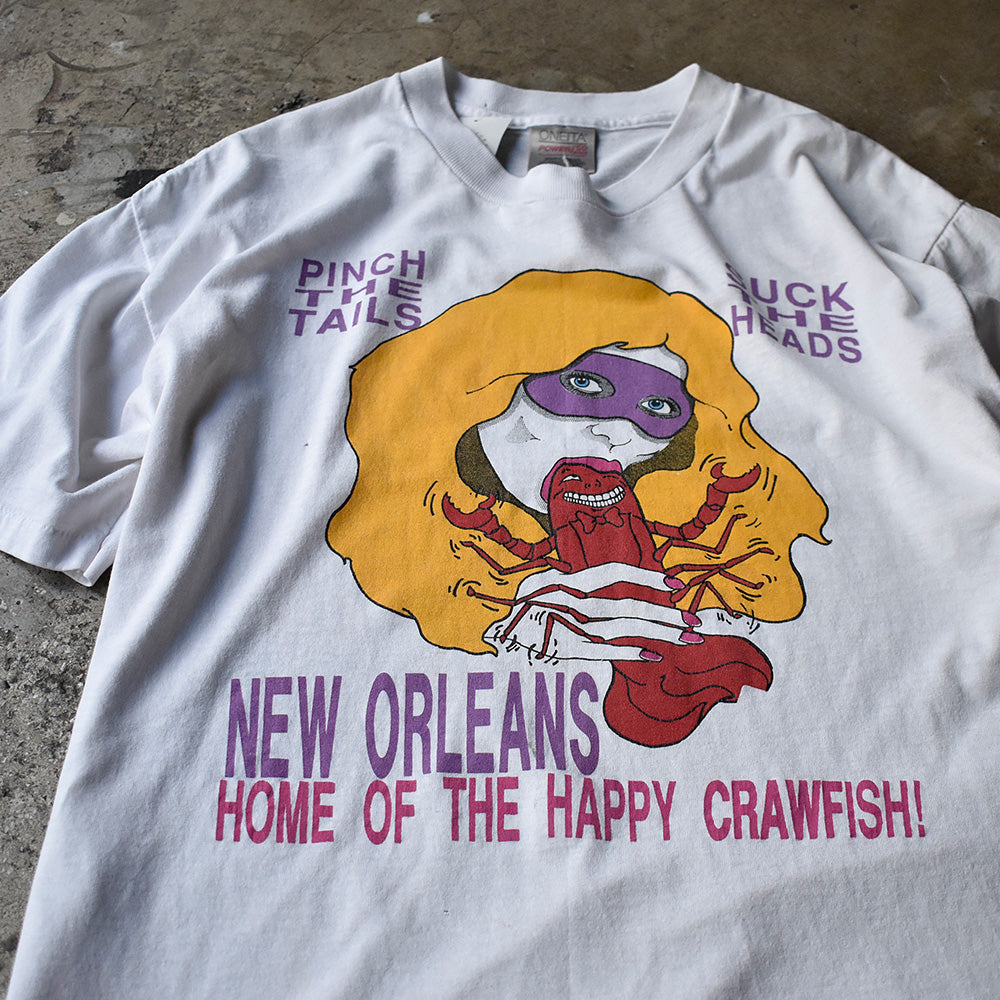 suck the heads ザリガニ グラフィック Tシャツ 1990年 ヴィンテージ