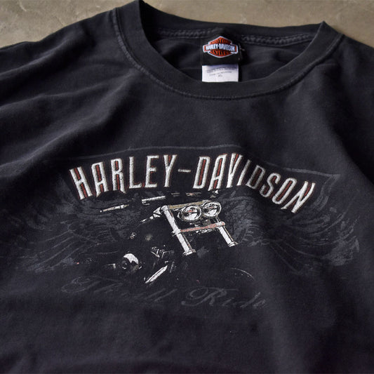 Y2K Harley-Davidson “MONTANA” 両面プリント Tシャツ USA製 240526