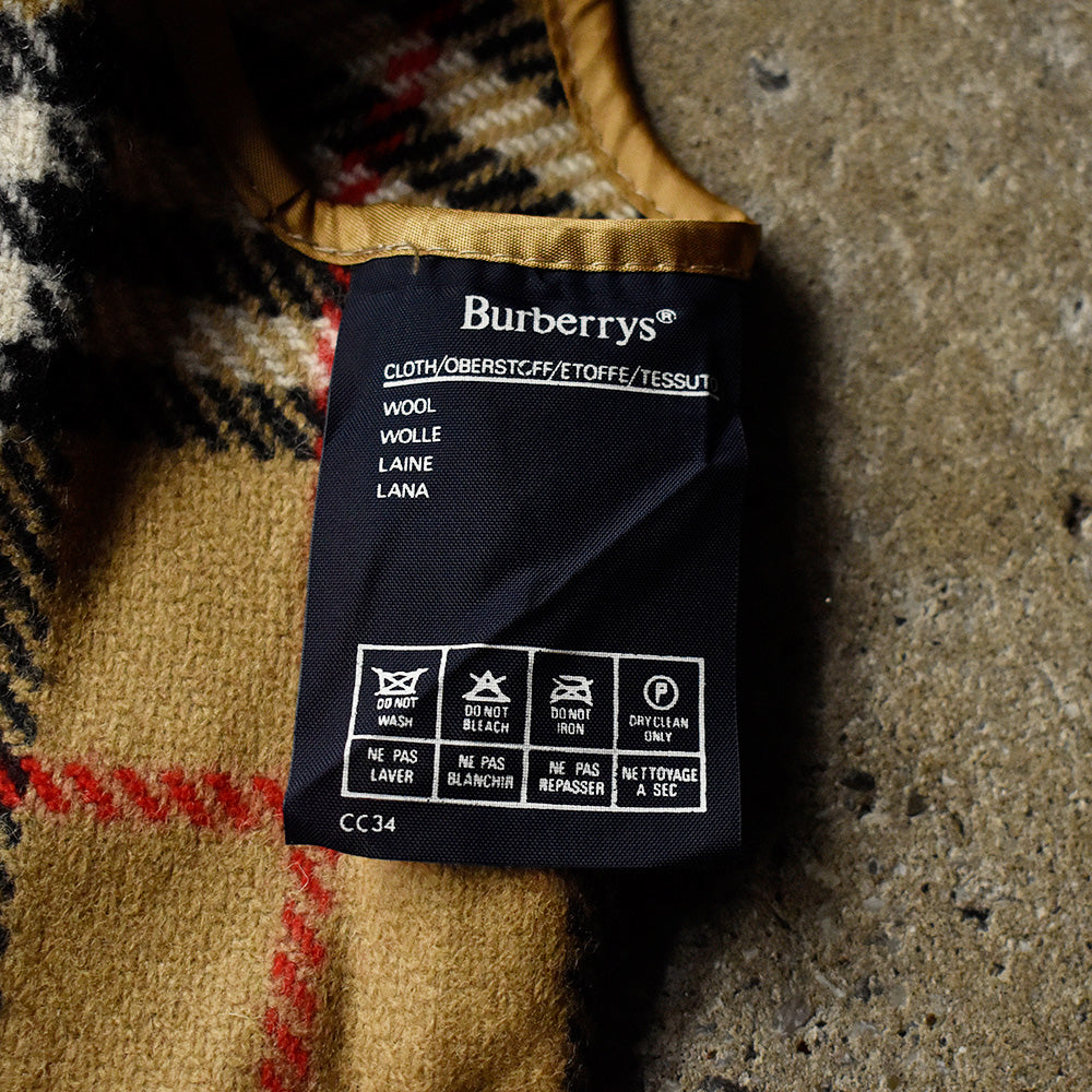 80's～ Burberrys バーバリーチェック ライナーコート イングランド製 240123H