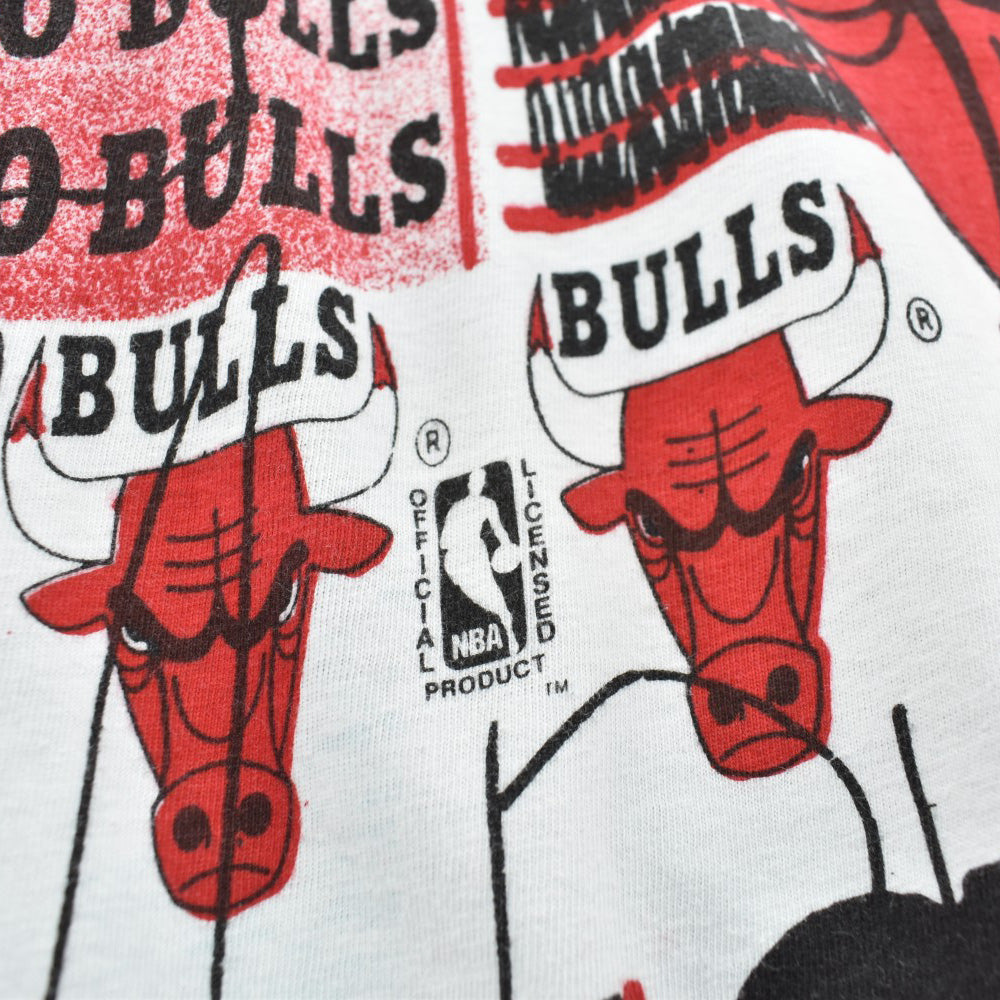 90’s AOP Chicago Bulls “1993 WORLD CHAMPS” NBA Tシャツ 260526H