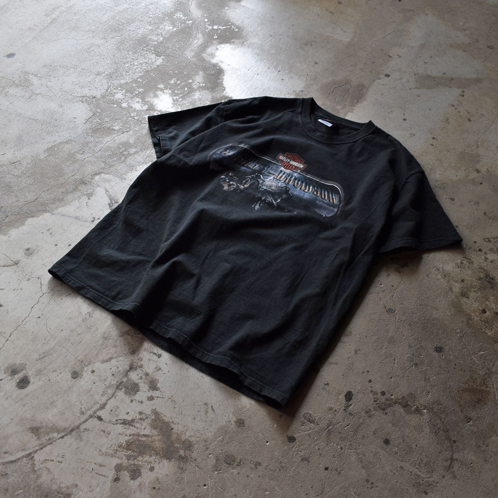 90’s　Harley-Davidson/ハーレーダビッドソン “wolf” Tシャツ　USA製　230508