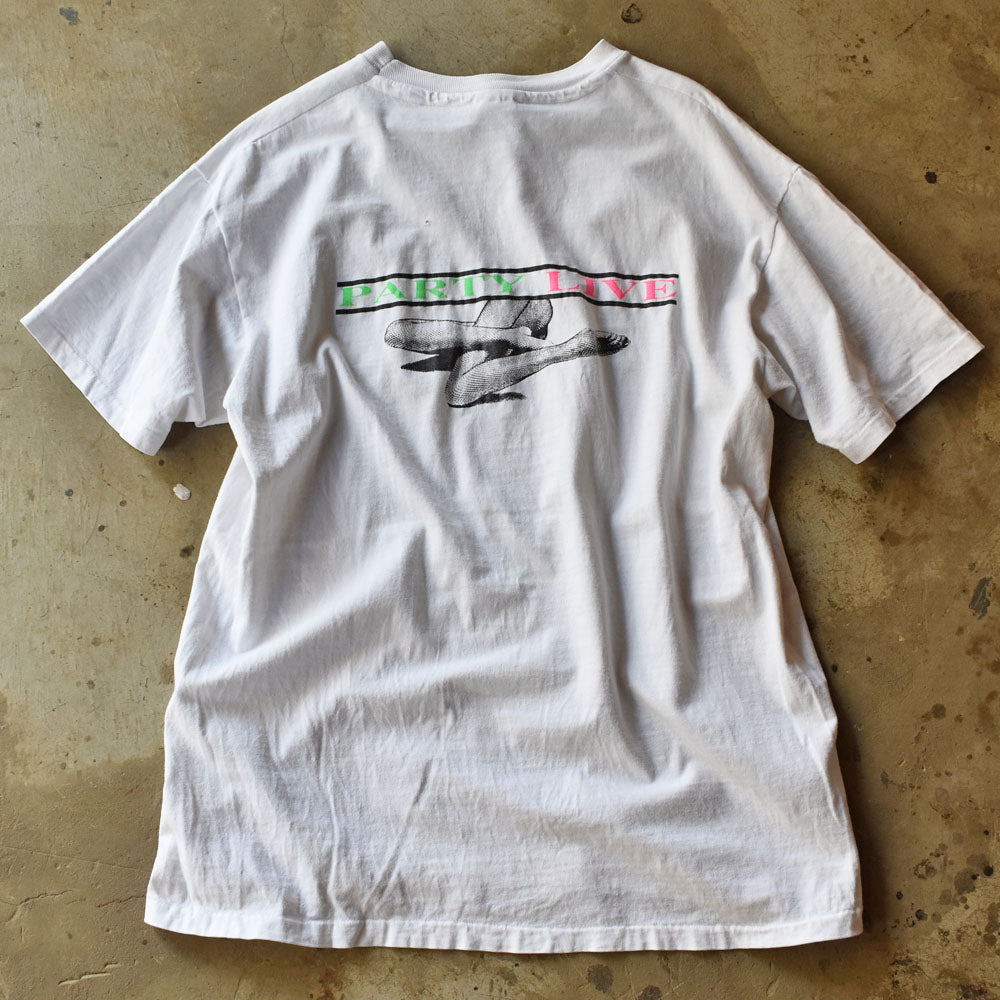 80’s “PARTY LIVE” ポケットTシャツ USA製 240410