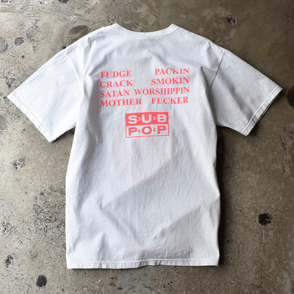 Y2K NIRVANA “UPPER HELL“ サークルロゴ SUB POP Tシャツ 250410HT62