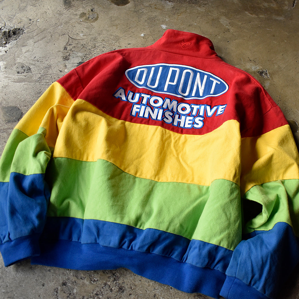 90’s～ Chase Authentics マルチボーダー コットン レーシングジャケット 250130H