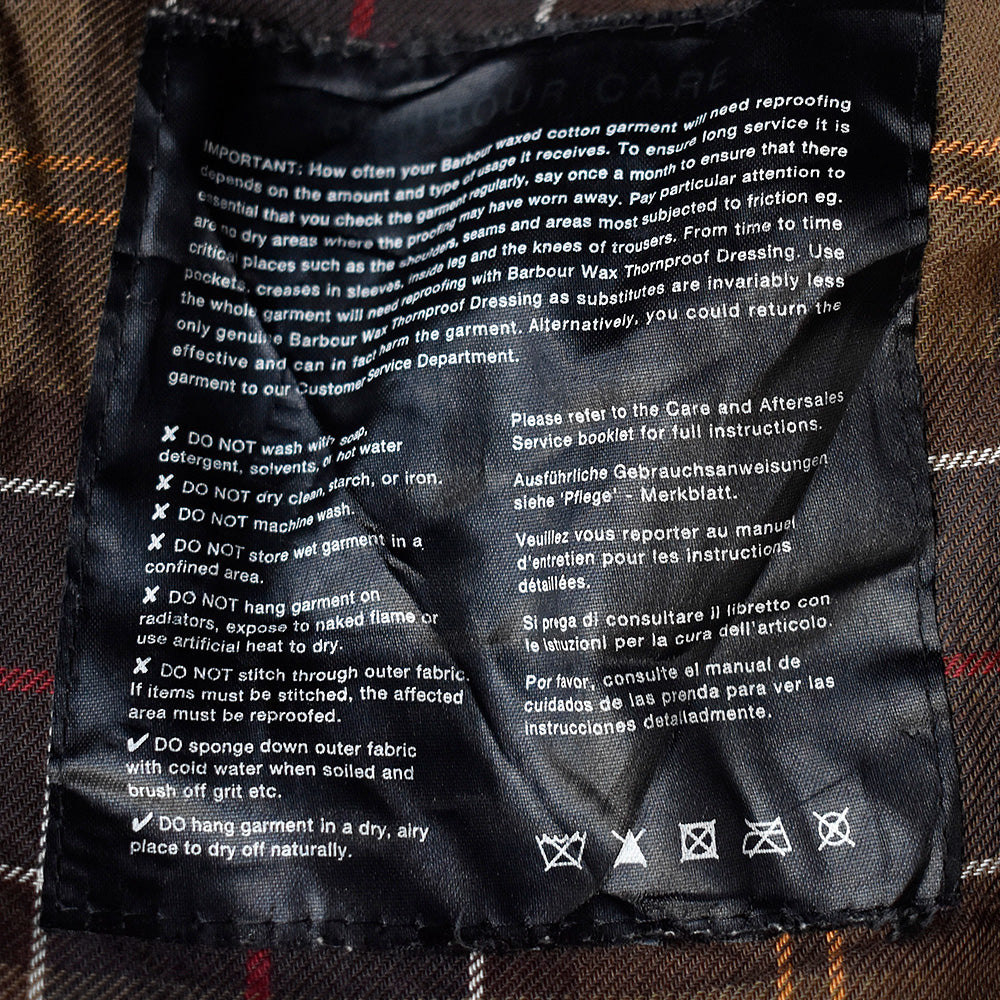 Y2K Barbour Sylkoil オイルドジャケット イングランド製 231226H