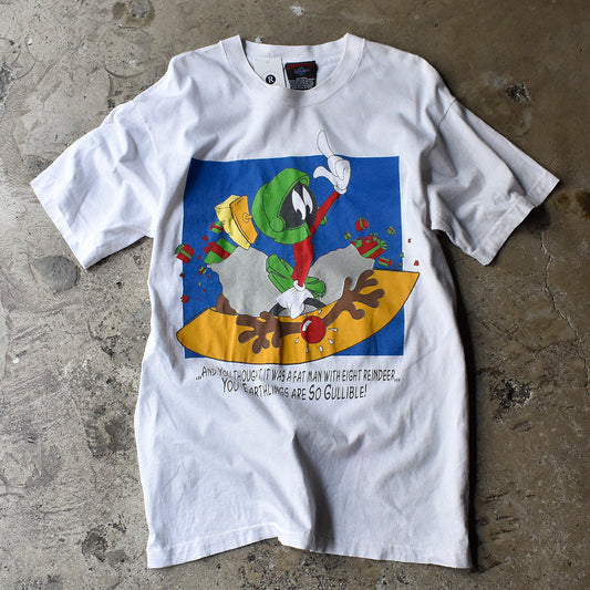 90's Looney Tunes “Marvin the Martian” 海外アニメ キャラ Tシャツ USA製 240526H