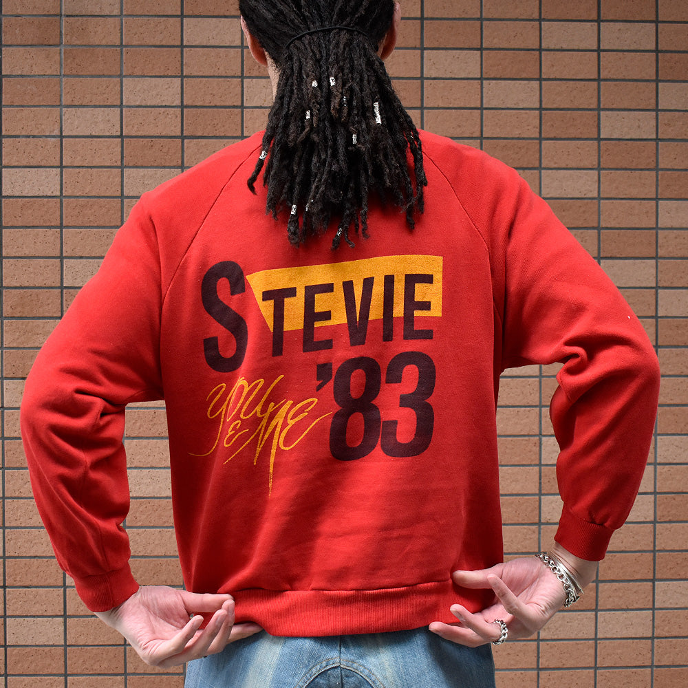 80's Stevie Wonder “You＆Me '83” スウェット 240313H