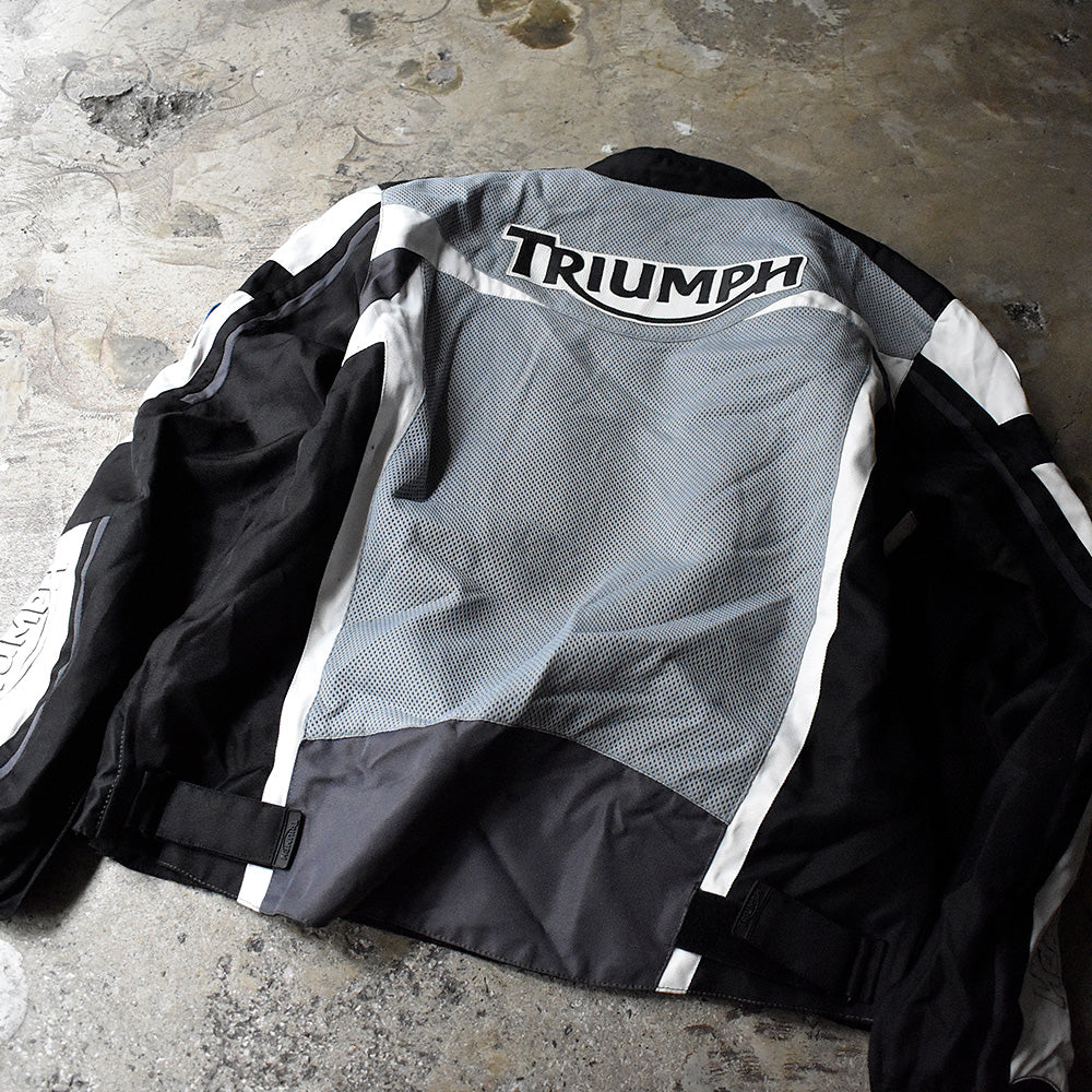 Y2K Triumph Motorcycles モーターサイクルジャケット 241111H