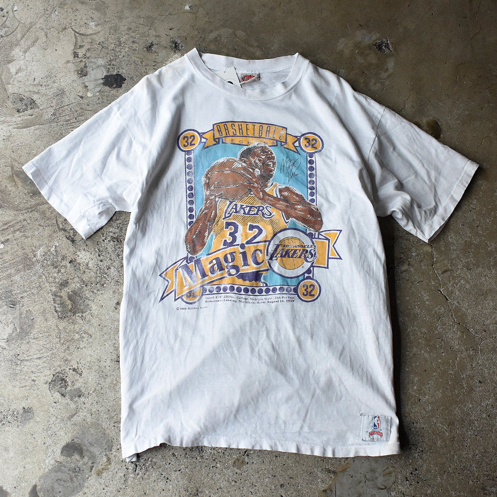 80's NBA Los Angeles Lakers “Magic Johnson“ Tシャツ USA製 250707H