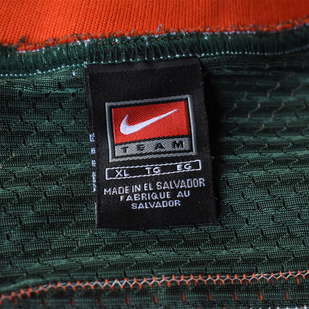 Y2K NIKE “Miami Hurricanes #3“ フットボール ゲームシャツ 240629