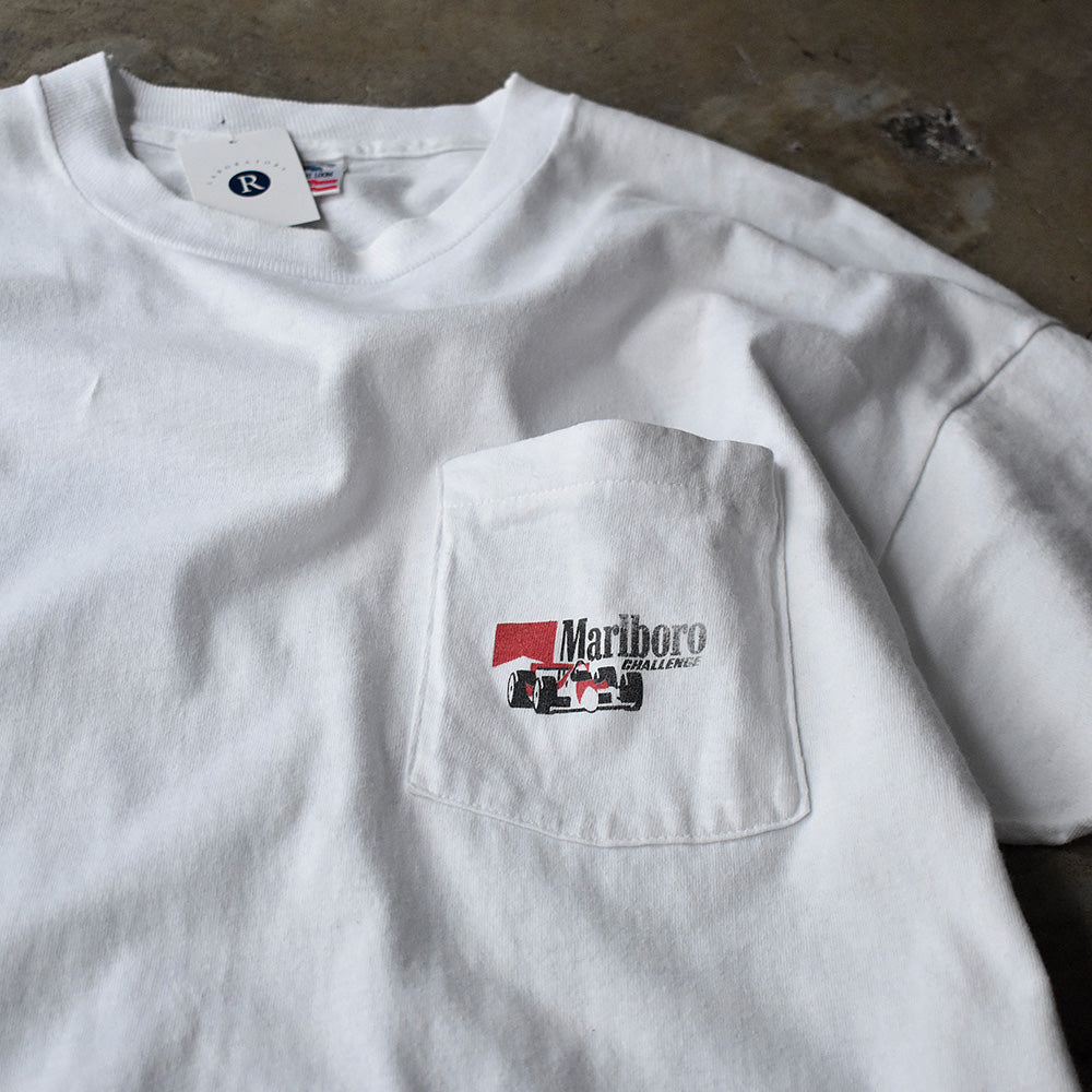 90's “Marlboro“ Racing '92 ポケットTシャツ USA製 250413H