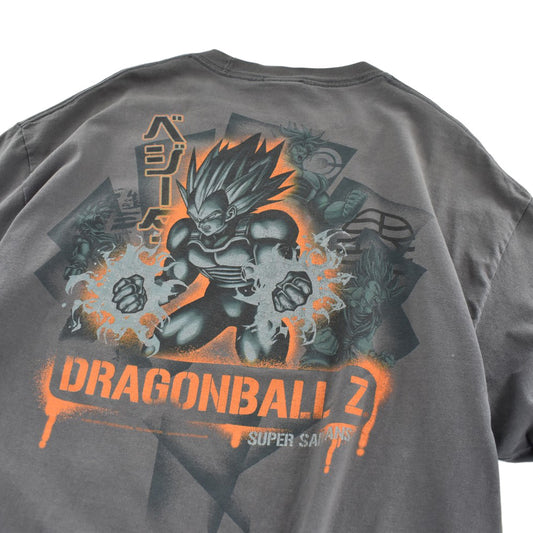 Y2K Dragonball Z "Super Saiyans" ベジータ ギークTシャツ 260630H
