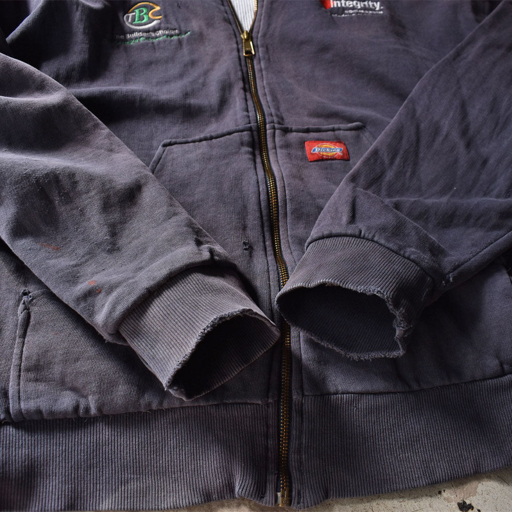 90’s Dickies 雰囲気◎ サーマルライナー スウェット フルジップパーカー 231120