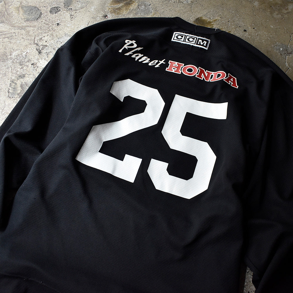 CCM NHL “DETROIT RED WINGS“ ホッケーシャツ オールブラック！ 250624H