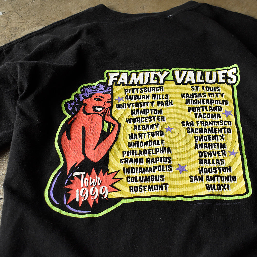 90's “THE FAMILY VALUES” 1999Tour Tシャツ 241008H