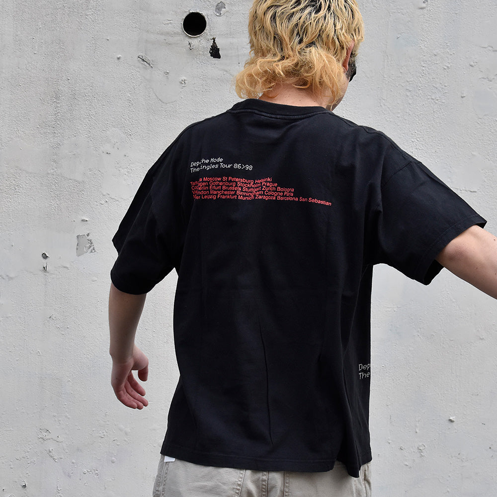 90's Depeche mode “The Singles Tour 86–98” Tシャツ Euro製 240218HYY