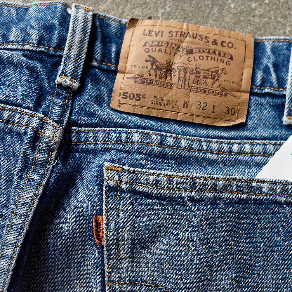 90's Levi's 505 ヒゲ ハチノス デニム パンツ 250810H