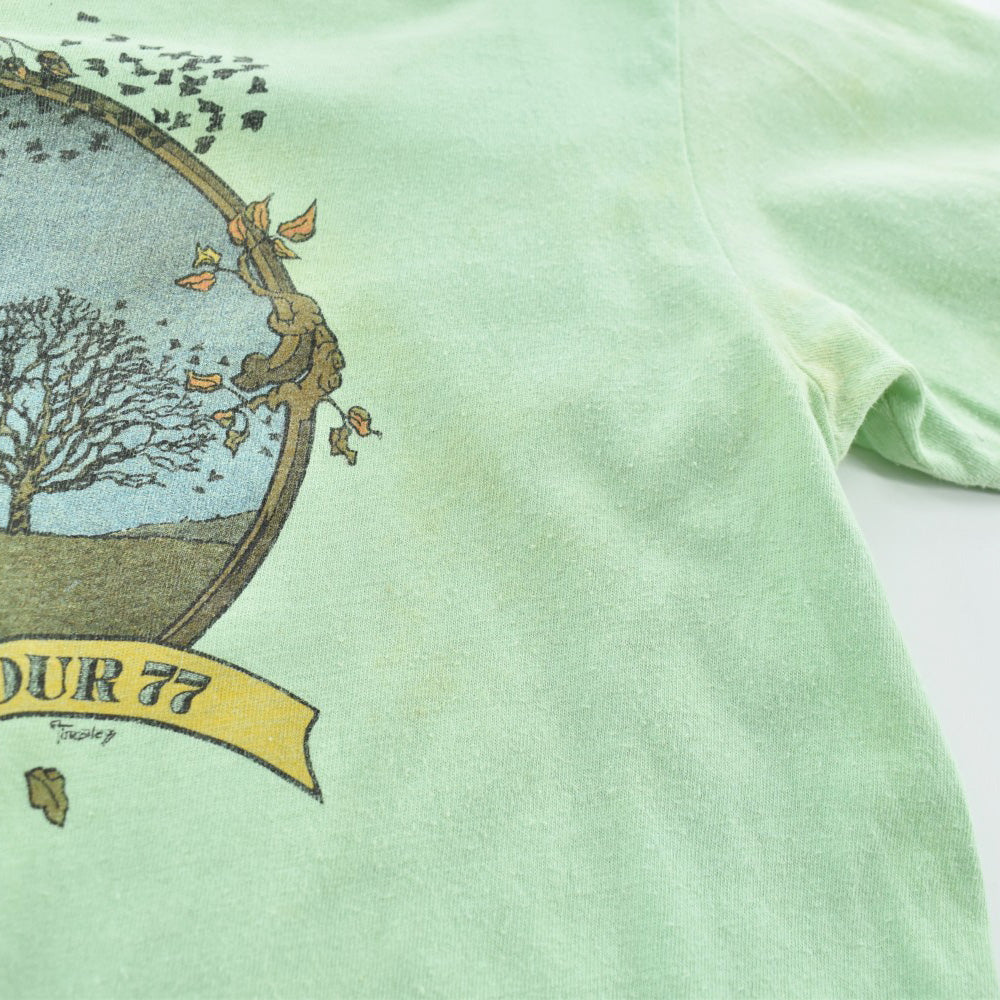 70's GENESIS "WORLD TOUR 77" リンガー ロックTシャツ 260901H