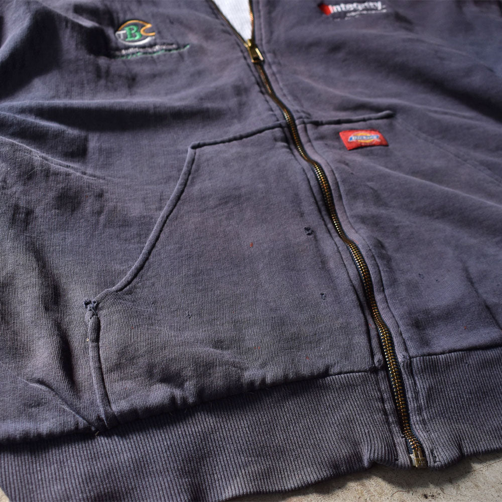90’s Dickies 雰囲気◎ サーマルライナー スウェット フルジップパーカー 231120