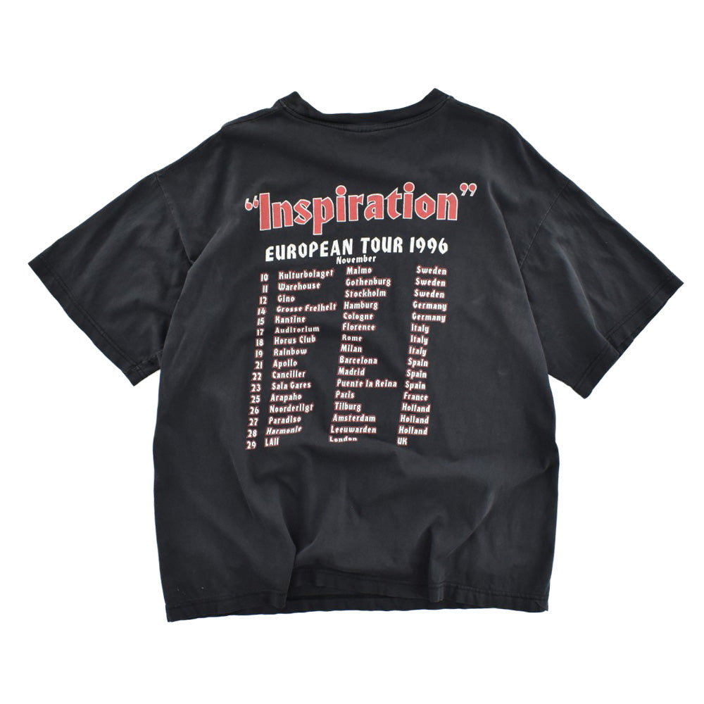 90's Yngwie Malmsteen "Inspiration" European Tour 1996 ヘヴィメタル ロックT 260728H