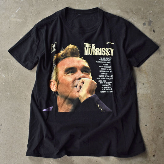Y2K Steven Patrick Morrissey/スティーヴン・パトリック・モリッシー "THIS IS MORRISSEY” Tシャツ 230911H