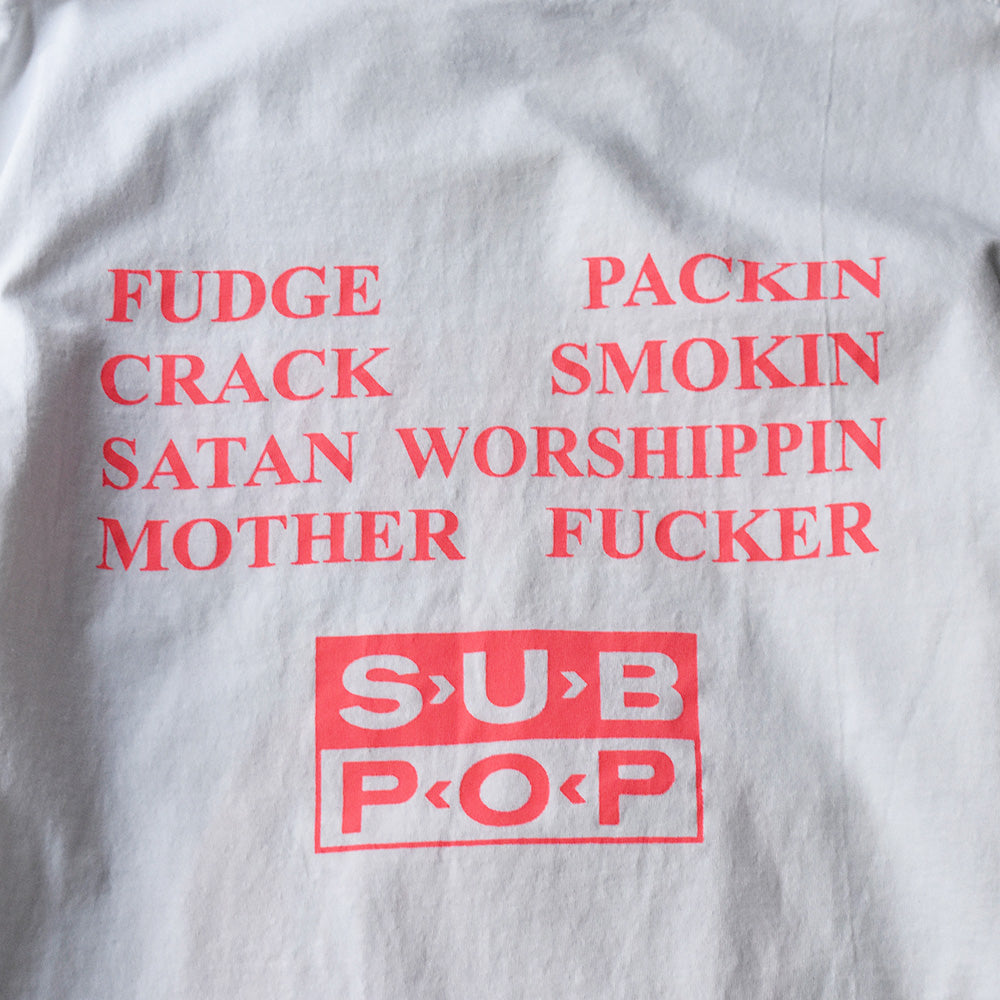 Y2K NIRVANA “UPPER HELL“ サークルロゴ SUB POP Tシャツ 250410HT62