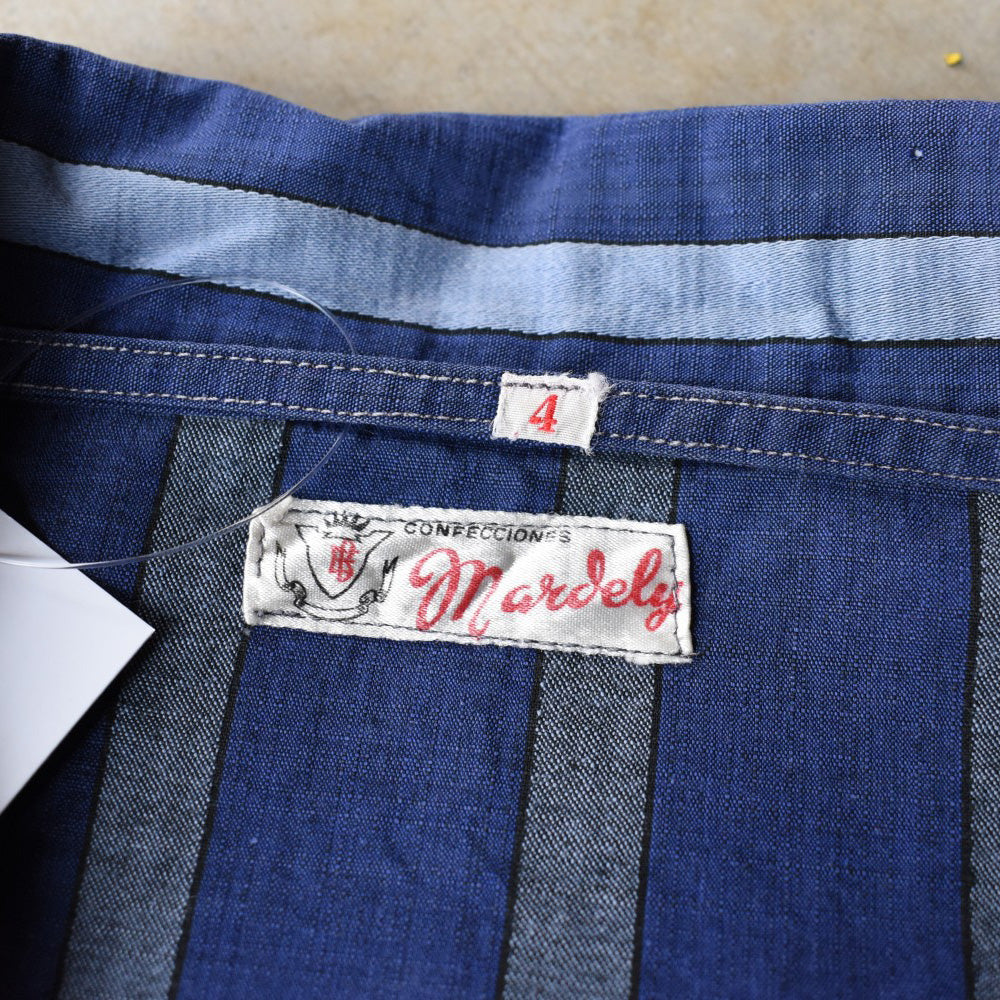 60’s MARDELY ストライプ パジャマシャツ 251111H