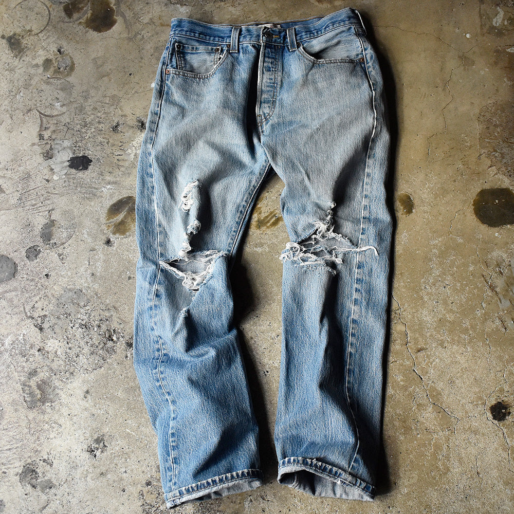 Y2K ダメージ！ Levi's 501 デニムパンツ 231222H
