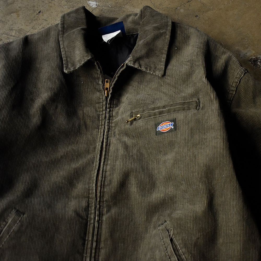 90's Dickies デトロイトタイプ コーデュロイジャケット 中綿入りキルティングライナー 231121H