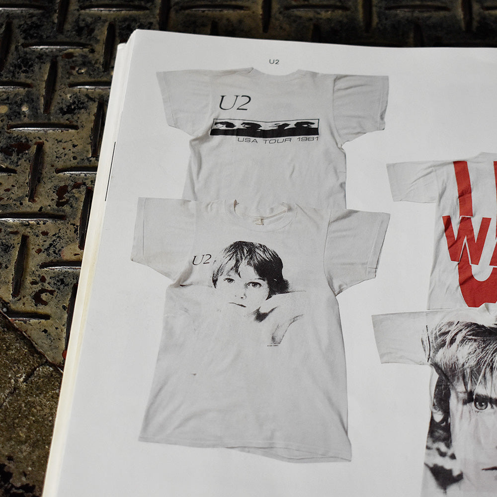 80's U2 “BOY“ USA Tour1981 Tシャツ 【Couleurshirt掲載】 241015HY33