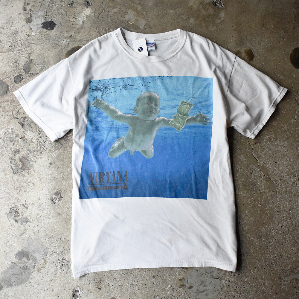 ニルヴァーナ Nevermind ジャケットデザイン Tシャツ 2002年 古着