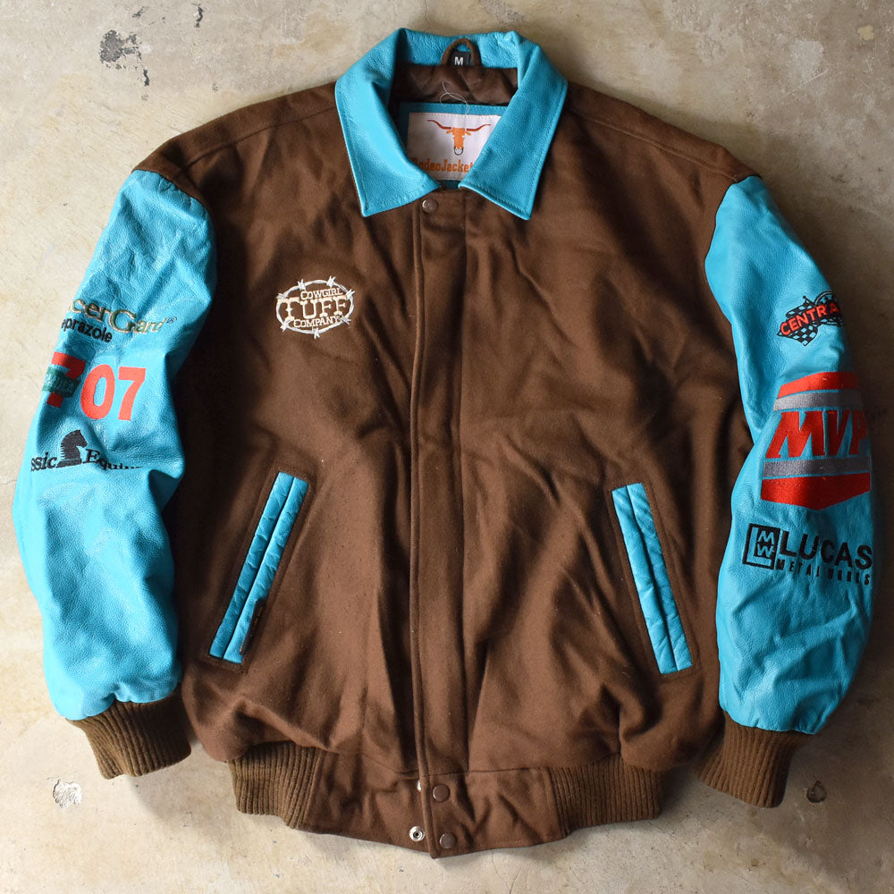 Rodeo Jacket.com チョコミント配色 バーシティ アワードジャケット 2012年 古着