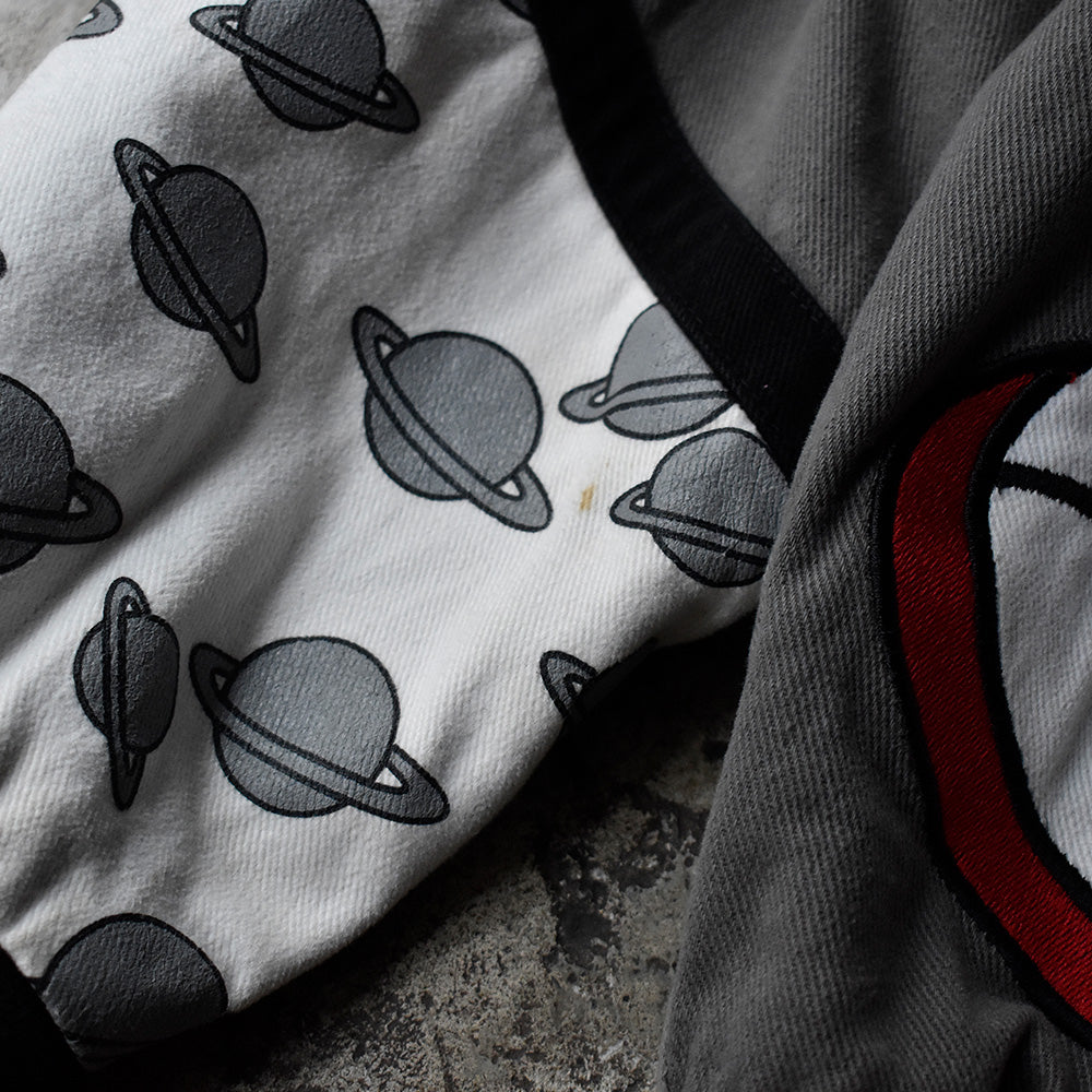 Y2K Lot29 LOONEY TUNES “Marvin the Martian” コットン レーシングジャケット 230922H
