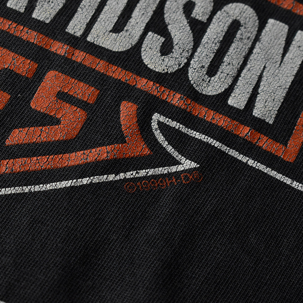 90's ボロ！ Harley-Davidson “星条旗×イーグル” Tシャツ USA製 250604H
