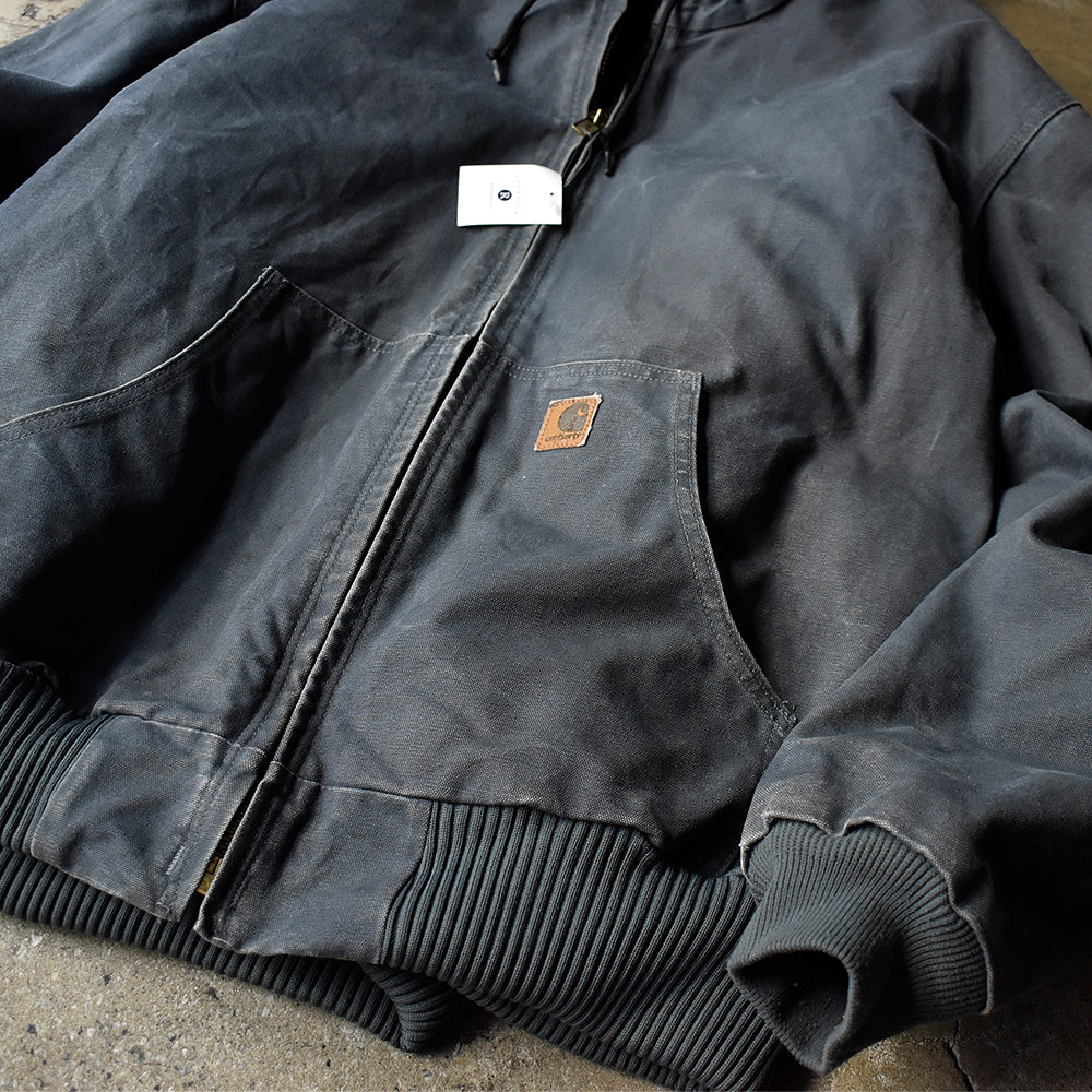 Y2K Carhartt ダック アクティブパーカー グレーカラー！ キルティングライナー 231130H