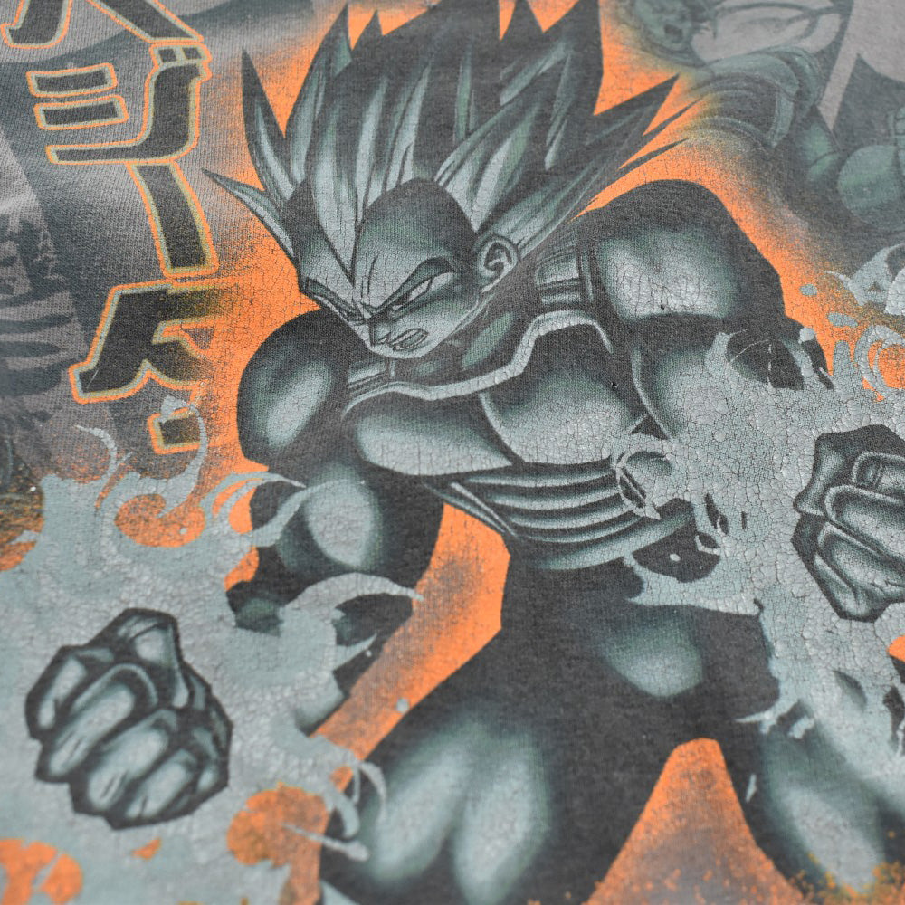 Y2K Dragonball Z "Super Saiyans" ベジータ ギークTシャツ 260630H